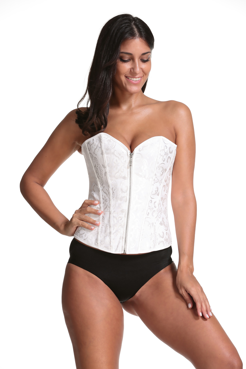 F3239-1 Модный женский корсет из парчи под грудью с костями для талии Shaper